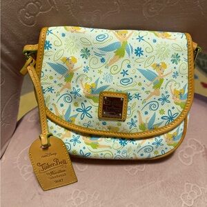 Disney Dooney & Bourke White Tinkerbell Half Marathon Hallie Crossbody 2017